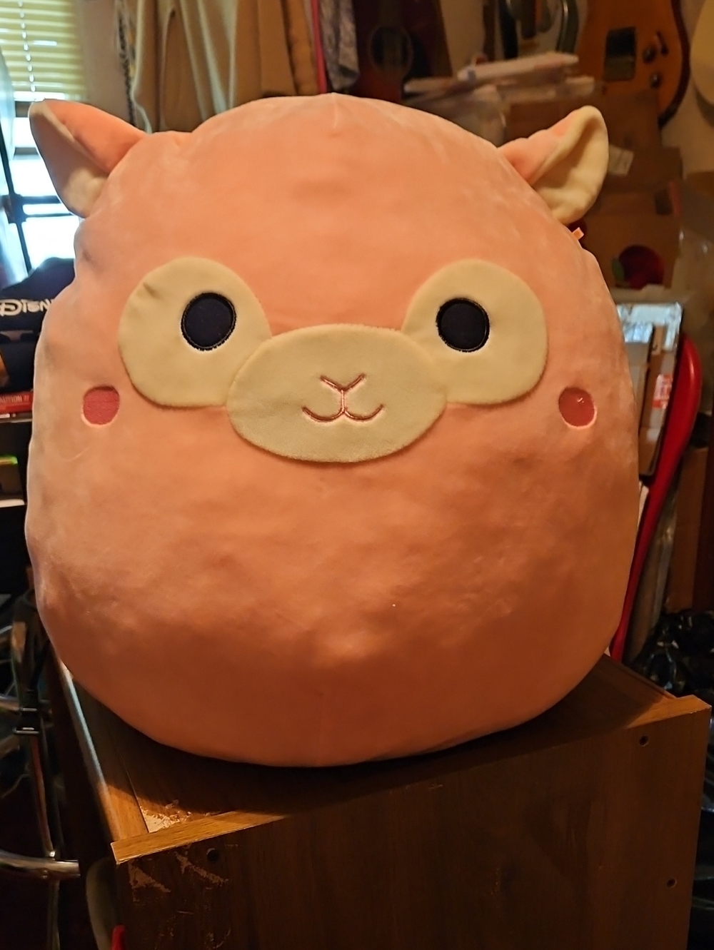 Squishmallows Pink Cute Cat Plush with Cream Face Accents